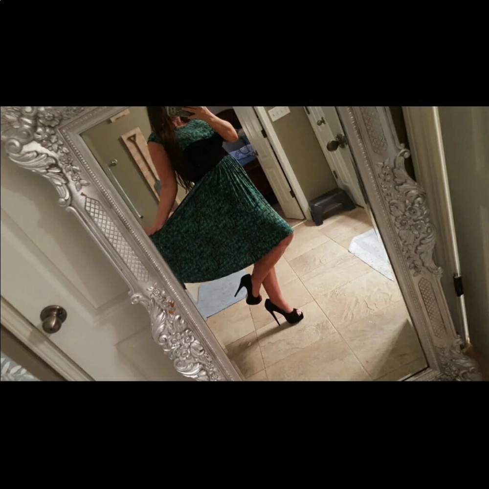 Corset style jersey pin up dress